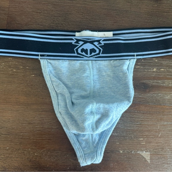 Nasty Pig Other - Thong - Nasty Pig Gray with Striped Waistband